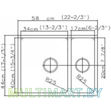 Кухонная мойка Asil AS 261-L картинка 2